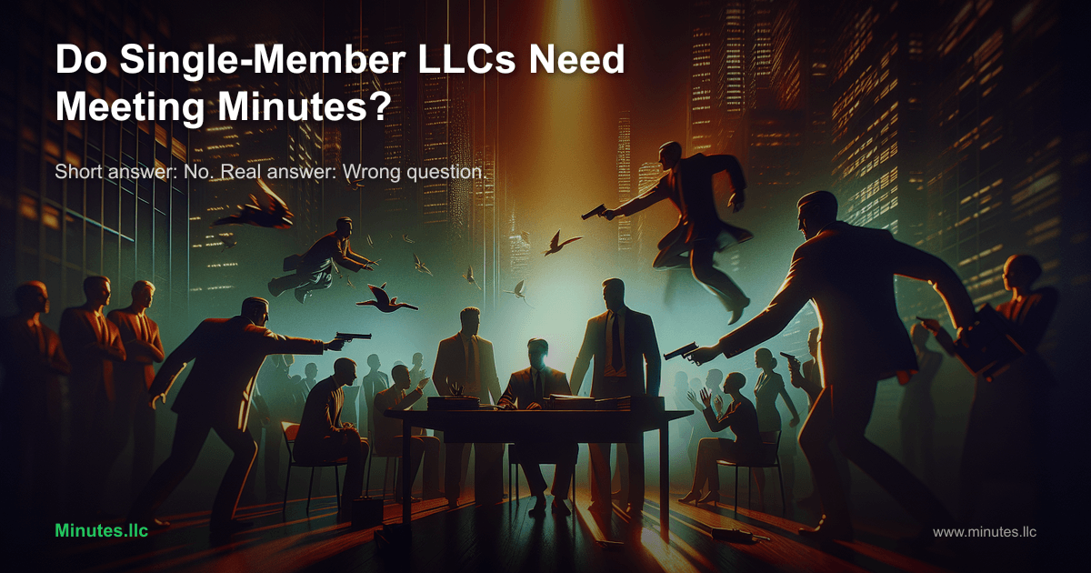 Do Single-Member LLCs Need Meeting Minutes?