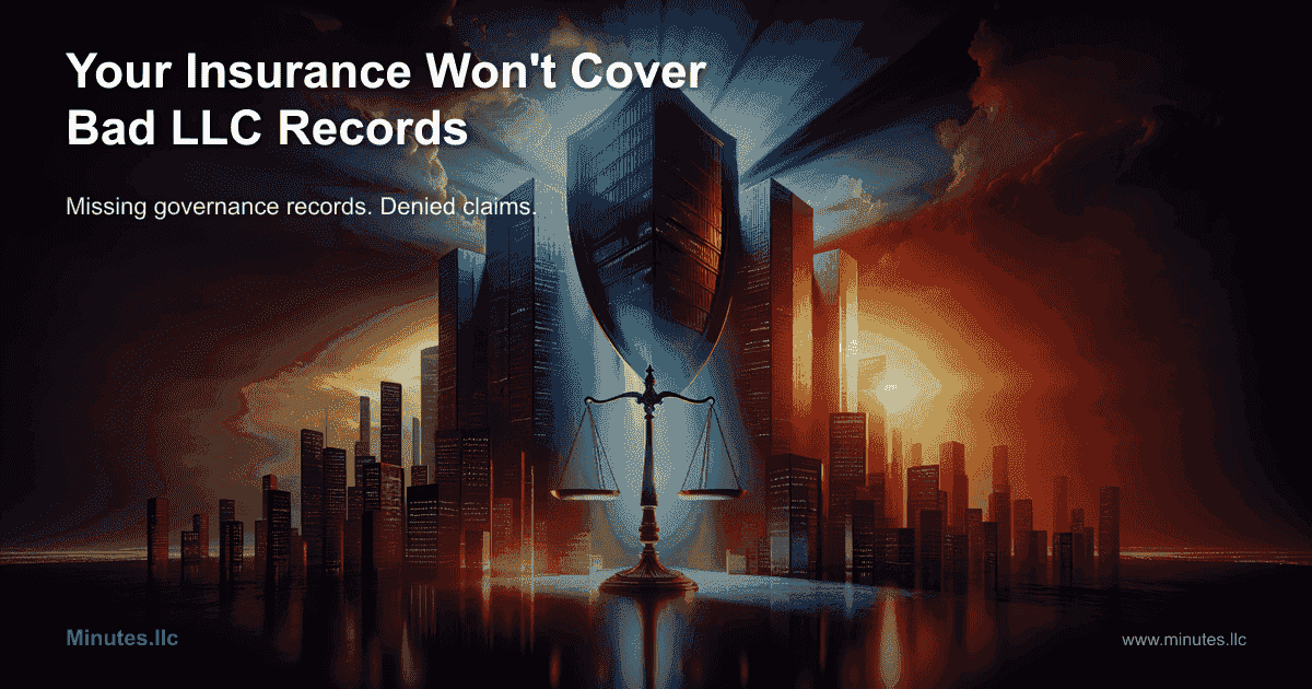 Your Insurance Won't Cover Bad LLC Records