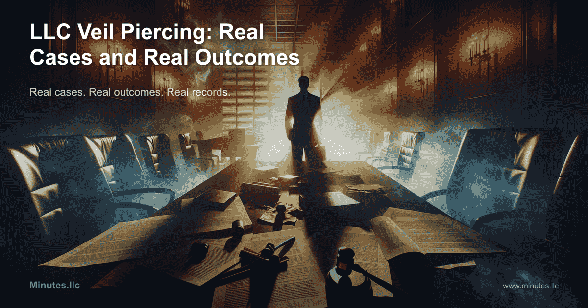 LLC Veil Piercing: Real Cases, Real Outcomes, Real Records