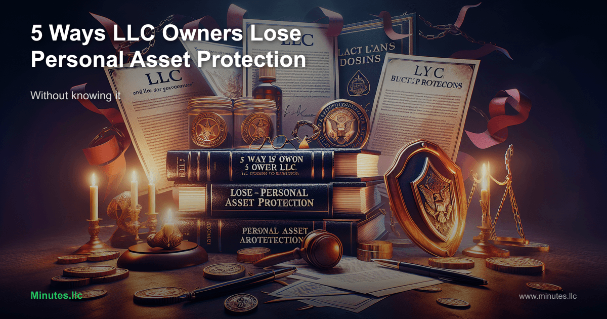 5 Ways LLC Owners Lose Personal Asset Protection